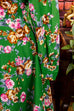 70s Sommerkleid grün Muster 60er 70er Disco Frau grün L 44-46 M 40-42 real-boho real-rockabilly Rockabilly Schlager Special vintageberlin.de