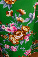 70s Sommerkleid grün Muster 60er 70er Disco Frau grün L 44-46 M 40-42 real-boho real-rockabilly Rockabilly Schlager Special vintageberlin.de