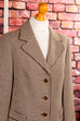 Vintage Kostüm braun Vichy 70er 80er braun Frau M 40-42 Rockabilly Sekretärin Special vintageberlin.de