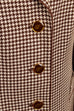 Vintage Kostüm braun Vichy 70er 80er braun Frau M 40-42 Rockabilly Sekretärin Special vintageberlin.de