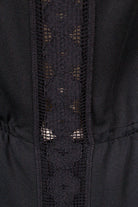 70er Maxikleid schwarz