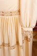 Vintage Boho Brautkleid creme