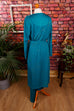 Boho Tunika+Overall türkis gold 60er 70er Abendmode Boho Disco Frau gold real-boho real-disco S 36-38 Schlager Special türkis vintageberlin.de