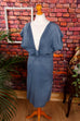 80er Ethno Kostüm taubenblau 80er blau Boho Frau S 36-38 vintageberlin.de