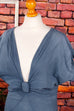 80er Ethno Kostüm taubenblau 80er blau Boho Frau S 36-38 vintageberlin.de