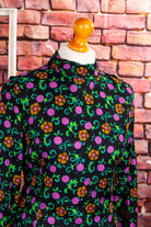 60s Kleid bunt Muster