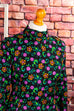 60s Kleid bunt Muster 60er bunt Disco Frau M 40-42 real-disco real-rockabilly Rockabilly Special vintageberlin.de