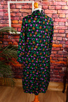 60s Kleid bunt Muster