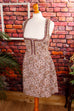 Vintage Dirndl rosa Brokat Default Title 70er Boho Dirndl Frau M 40-42 Rockabilly rosa Schlager Special vintageberlin.de