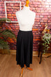 Plissee Rock schwarz 70er Frau Gothic S 36-38 schwarz Special vintageberlin.de