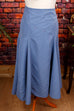Vintage Glockenrock blau Default Title 70er blau Frau M 40-42 Rockabilly Special vintageberlin.de