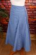 Vintage Glockenrock blau 70er blau Frau M 40-42 Rockabilly Special vintageberlin.de