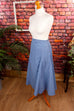 Vintage Glockenrock blau 70er blau Frau M 40-42 Rockabilly Special vintageberlin.de