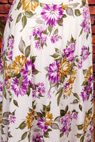 Sommerrock leuchtend bunt Blumen
