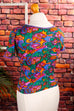 60s Disco Stretchtop bunt 60er 70er bunt Disco Frau Hippie real-boho real-disco real-rockabilly Rockabilly S 36-38 Schlager Special XS 32-34 vintageberlin.de