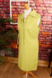 70er Disco Kleid lindgrün Megakragen Default Title 60er 70er Disco Frau grün L 44-46 real-disco Rockabilly Schlager Special XL 48-50 vintageberlin.de