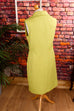 70er Disco Kleid lindgrün Megakragen 60er 70er Disco Frau grün L 44-46 real-disco Rockabilly Schlager Special XL 48-50 vintageberlin.de