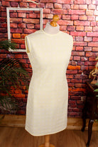 60s Disco Kleid gelb Muster