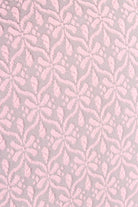 70er Stretchkleid rosa grau Muster