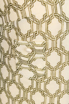 60s Minikleid grün Muster