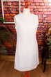60s Minikleid weiß schlicht Default Title 60er 70er Disco Frau Hochzeit M 40-42 Rockabilly Schlager weiß vintageberlin.de