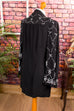 20er Jahre Abendmantel Gehrock 20er 30er Abendmode Boho Charleston Flapper&Charleston Frau Gothic M 40-42 S 36-38 schwarz Special vintageberlin.de