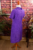 60s Disco Kleid lila Muster