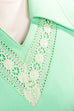 70s Schlagerkleid neon grün