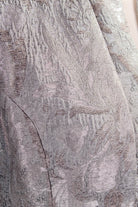 elegantes Brokat Kostüm silber