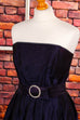 60s Cocktailkleid lila Taft 60er Abendmode Frau lila Rockabilly S 36-38 Special XS 32-34 vintageberlin.de