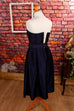 60s Cocktailkleid lila Taft 60er Abendmode Frau lila Rockabilly S 36-38 Special XS 32-34 vintageberlin.de