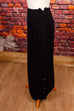 70er Abendrock schwarz schmal 70er Abendmode Boho Frau schwarz Special XS 32-34 vintageberlin.de