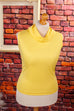 70s Disco Stretchtop gelb Default Title 70er Disco Frau gelb L 44-46 M 40-42 real-disco Rockabilly Schlager Special vintageberlin.de