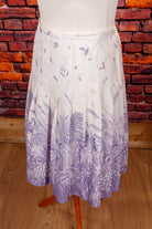 70s Rock pastell lila Blumen