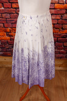 70s Rock pastell lila Blumen