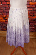 70s Rock pastell lila Blumen 70er Boho Disco Frau Hippie lila M 40-42 Rockabilly Schlager Special weiß vintageberlin.de