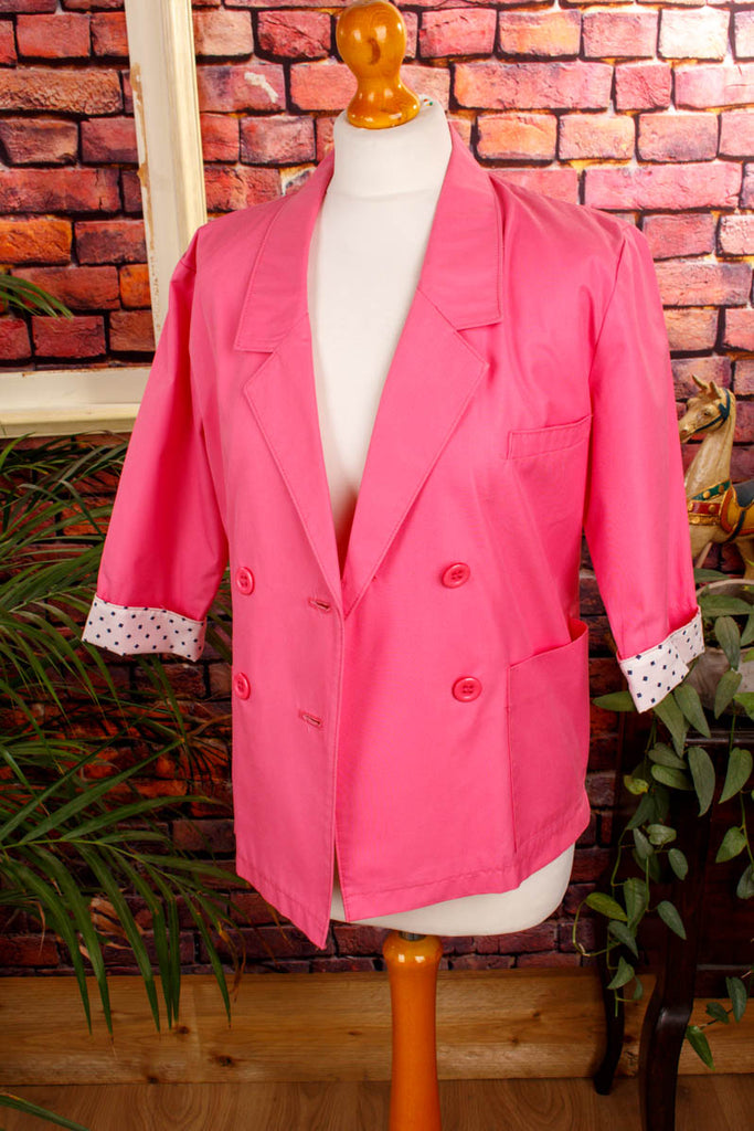 80s Disco Blazer pink Default Title 80er Disco Frau pink real-80er rosa Special XS 32-34 vintageberlin.de