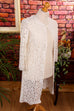 Boho Spitzenjacke Mantel weiß 60er Boho boho-wedding Frau Hippie Hochzeit M 40-42 real-boho Special weiß vintageberlin.de