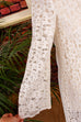 Boho Spitzenjacke Mantel weiß 60er Boho boho-wedding Frau Hippie Hochzeit M 40-42 real-boho Special weiß vintageberlin.de