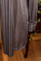 Vintage Blusenjacke silber drapiert