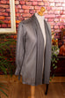 Vintage Blusenjacke silber drapiert 90er Abendmode Boho Frau M 40-42 silber Special vintageberlin.de