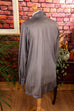 Vintage Blusenjacke silber drapiert 90er Abendmode Boho Frau M 40-42 silber Special vintageberlin.de