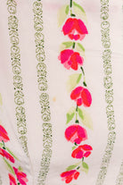 Rockabella Sommerkleid weiß pink Blumen