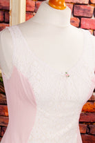 Vintage Nylon Unterkleid rosa
