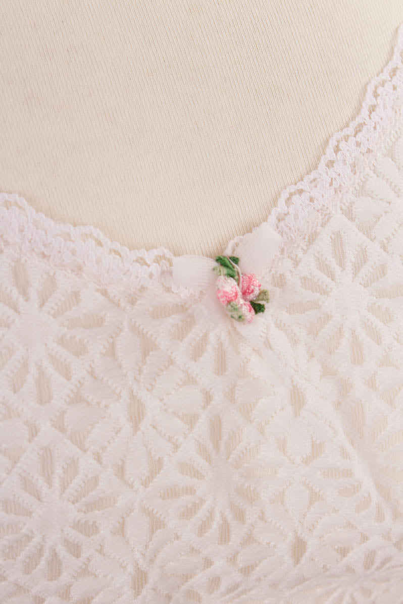 Vintage Nylon Unterkleid rosa
