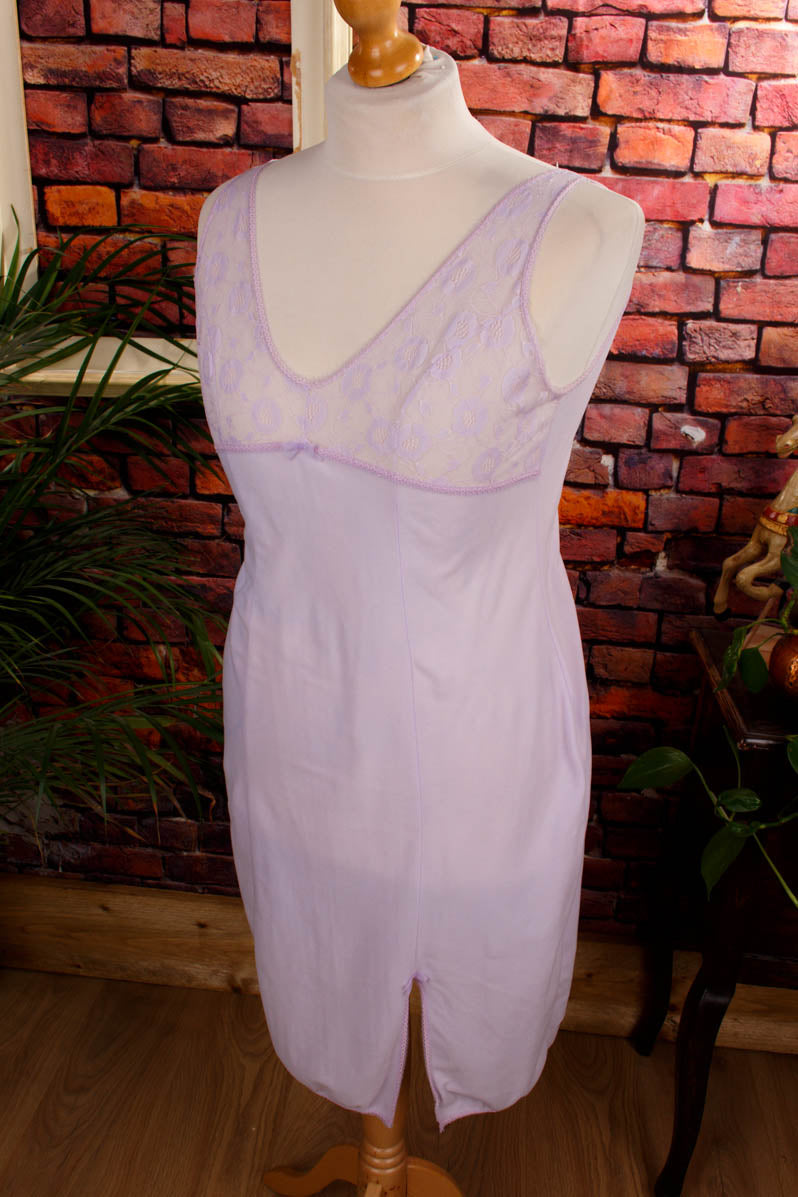 Vintage Unterkleid flieder warm