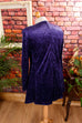 Samt Minikleid lila Pailletten 80er 90er Abendmode Frau Gothic L 44-46 lila M 40-42 Special vintageberlin.de