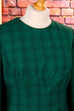 Etuikleid grün kariert 60er Frau grün M 40-42 real-rockabilly Rockabilly Sekretärin Special vintageberlin.de
