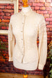 Boho Bluse creme Spitze 70er beige Boho Frau Hippie real-boho Rockabilly S 36-38 Schlager Special weiß vintageberlin.de