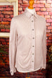 Trachtenbluse Herzchen Jersey 70er 80er bunt Frau M 40-42 Rockabilly Schlager Special vintageberlin.de